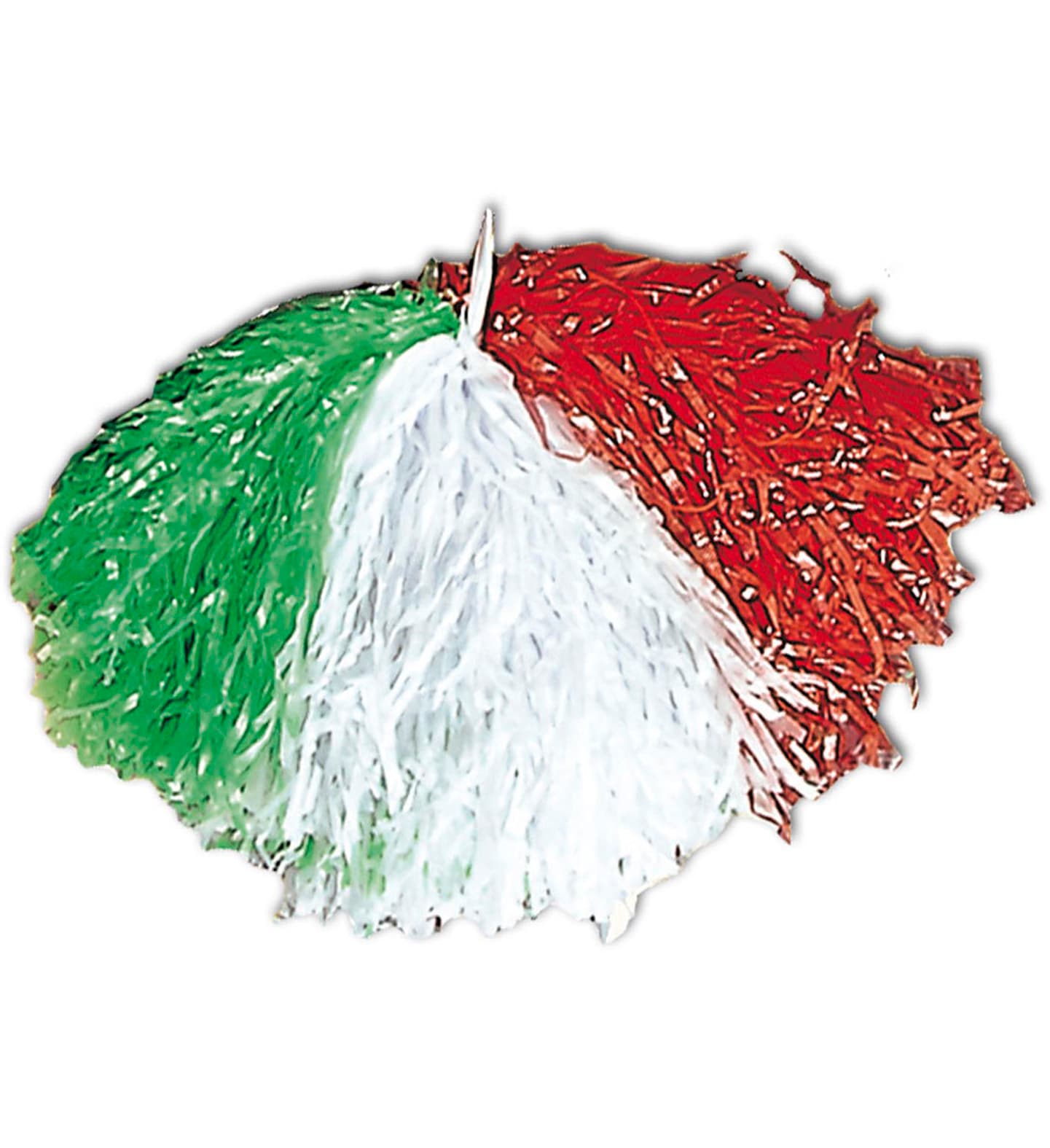 Pompom piros-fehér-zöld